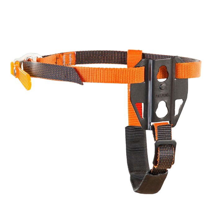 Steel plate with straps