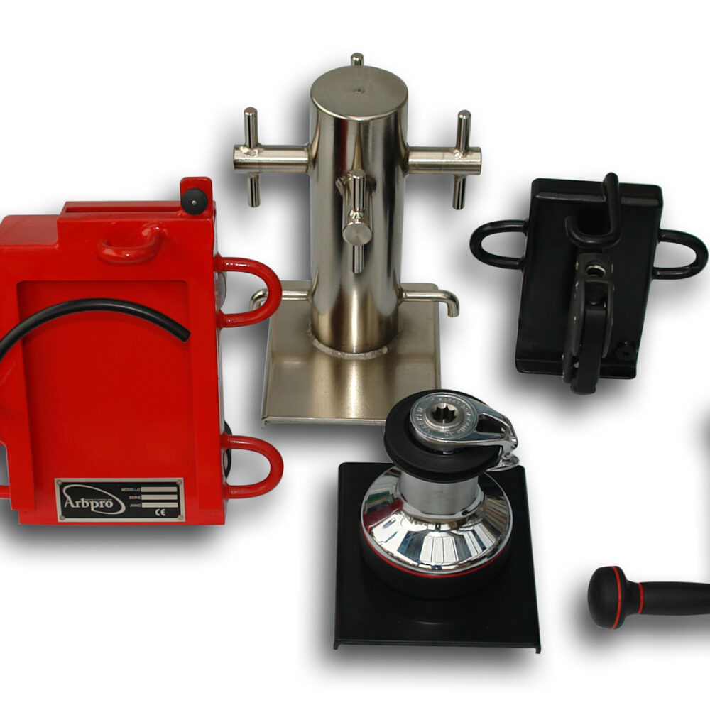 LD1 - Rigging-Set with Harken winch and steel bollard